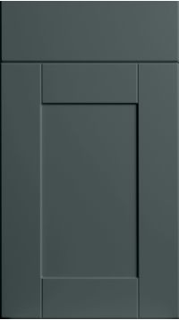 Shaker Matt Kombu Green Kitchen Doors