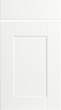 Shaker Satin White Kitchen Doors