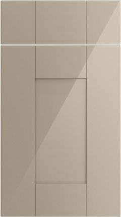 Buckingham High Gloss Cashmere Kitchen Doors