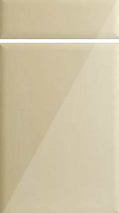 Lincoln High Gloss Cream Kitchen Doors