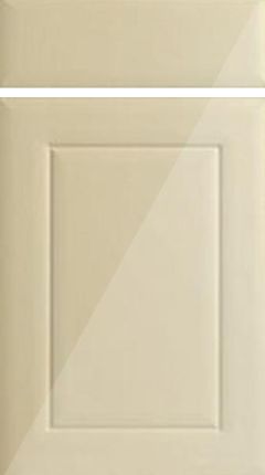 Ashford High Gloss Cream Kitchen Doors