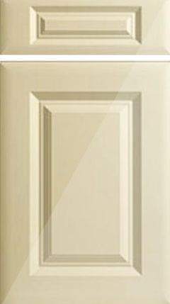 York High Gloss Cream Kitchen Doors