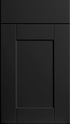 Shaker Matt Black Kitchen Doors