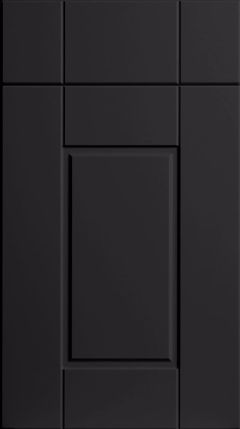 Surrey Matt Black Kitchen Doors