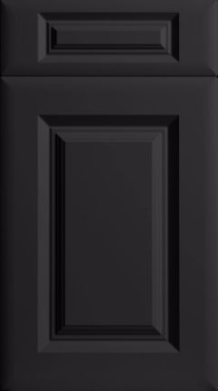 York Matt Black Kitchen Doors