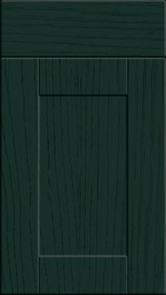 Shaker Paint Flow Matt Fir Green Kitchen Doors