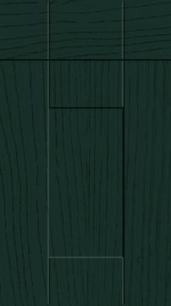 Warwick Paint Flow Matt Fir Green Kitchen Doors