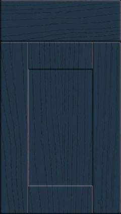 Shaker Paint Flow Matt Indigo Blue Kitchen Doors