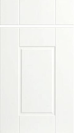 Surrey Satin White Kitchen Doors